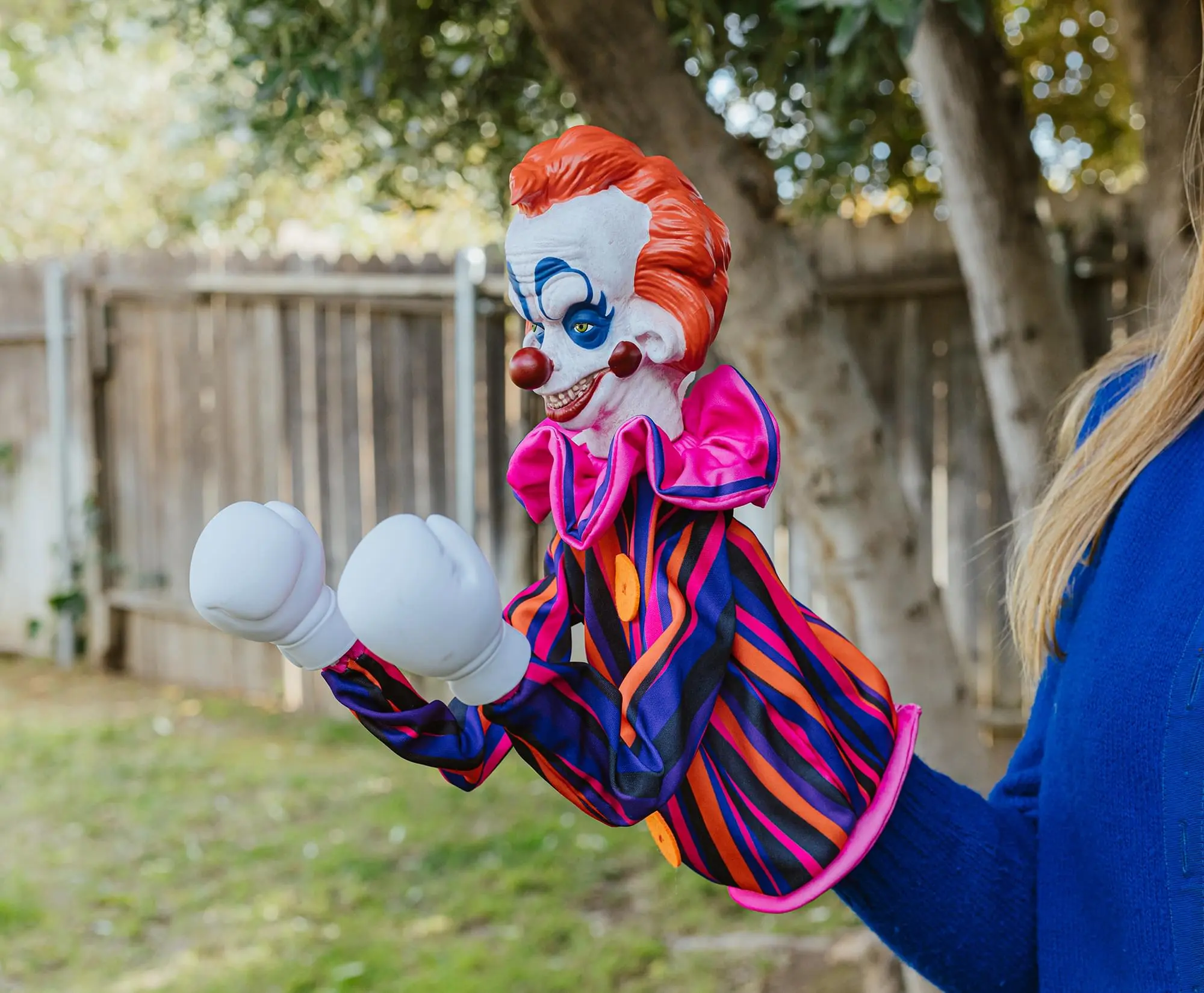 Rudy Rude Puppet Horror Reachers Killer Klowns Rudy 13-Inch Boxing Puppet | Toynk ...