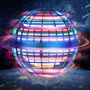 LEMATRIX Flying Orb Ball Toy, Hover Ball Boomerang Fly Fidget Spinner, Cool Toys Gifts for 6 7 8 9 10 11 12+ Years Old boy Girls Teens, Hand Mini Drone Cosmic Globe, Indoor Outdoor Toys(Blue)