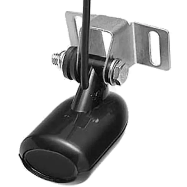 Lowrance High Speed Skimmer Transducer, 9-Pin Transom Mount for Boat Fishing with Temperature Sensor, 83-200 kHz, 1.7 Lbs, 9-Pin Plug, 9-Pin Transom Mount Transducer