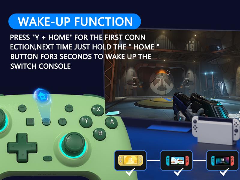 YUYIU Wireless Wind Chaser 1 Multi-Platform Controller for Switch PC Steam with Hall Effect Joystick Dual Vibration Macro Back Buttons 1000Hz Polling 6-Axis Gyro & Turbo