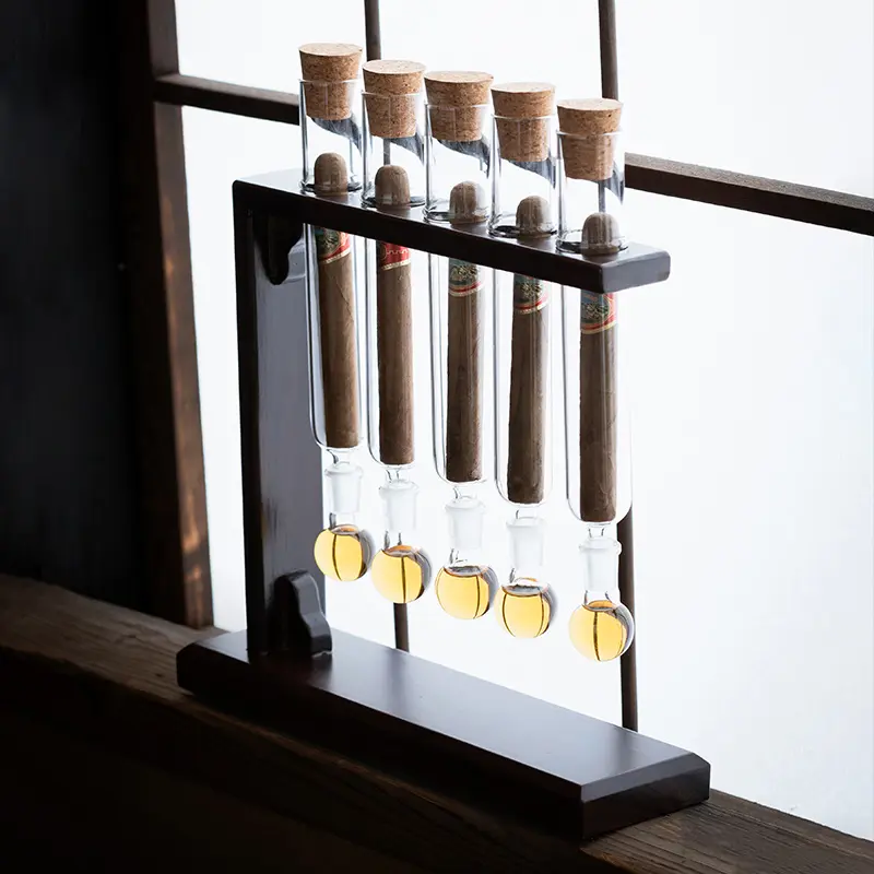 Cigoak Connoisseur Cigar Flavor Infuser Tube Humidor – Infuses Rich Flavor & Preserves Freshness