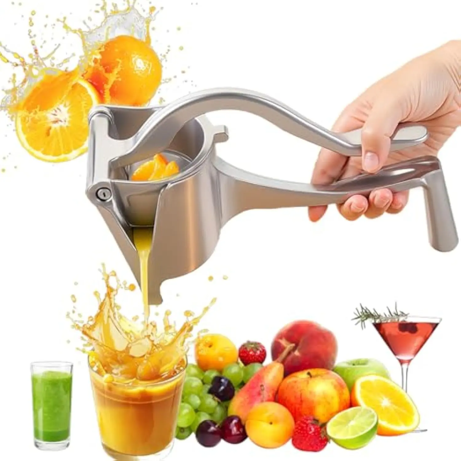 Portable Multifunctional Manual Fruit Juicer—Perfect for extracting fresh juice, an essential for kitchens and parties.An excellent gift choice for Christmas and New Year.