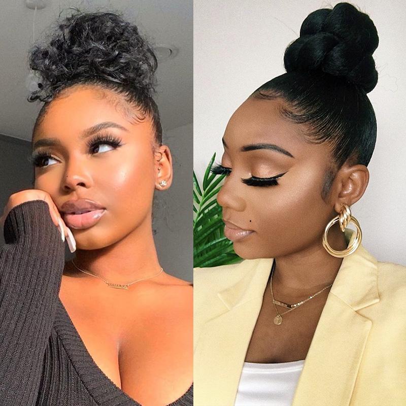 [Spring Must Have] Asteria Hair Ponytail Style Human Hair Ponytail Extension Easy Clip-in Velcro Ponytail 250% Density Valentine Musts