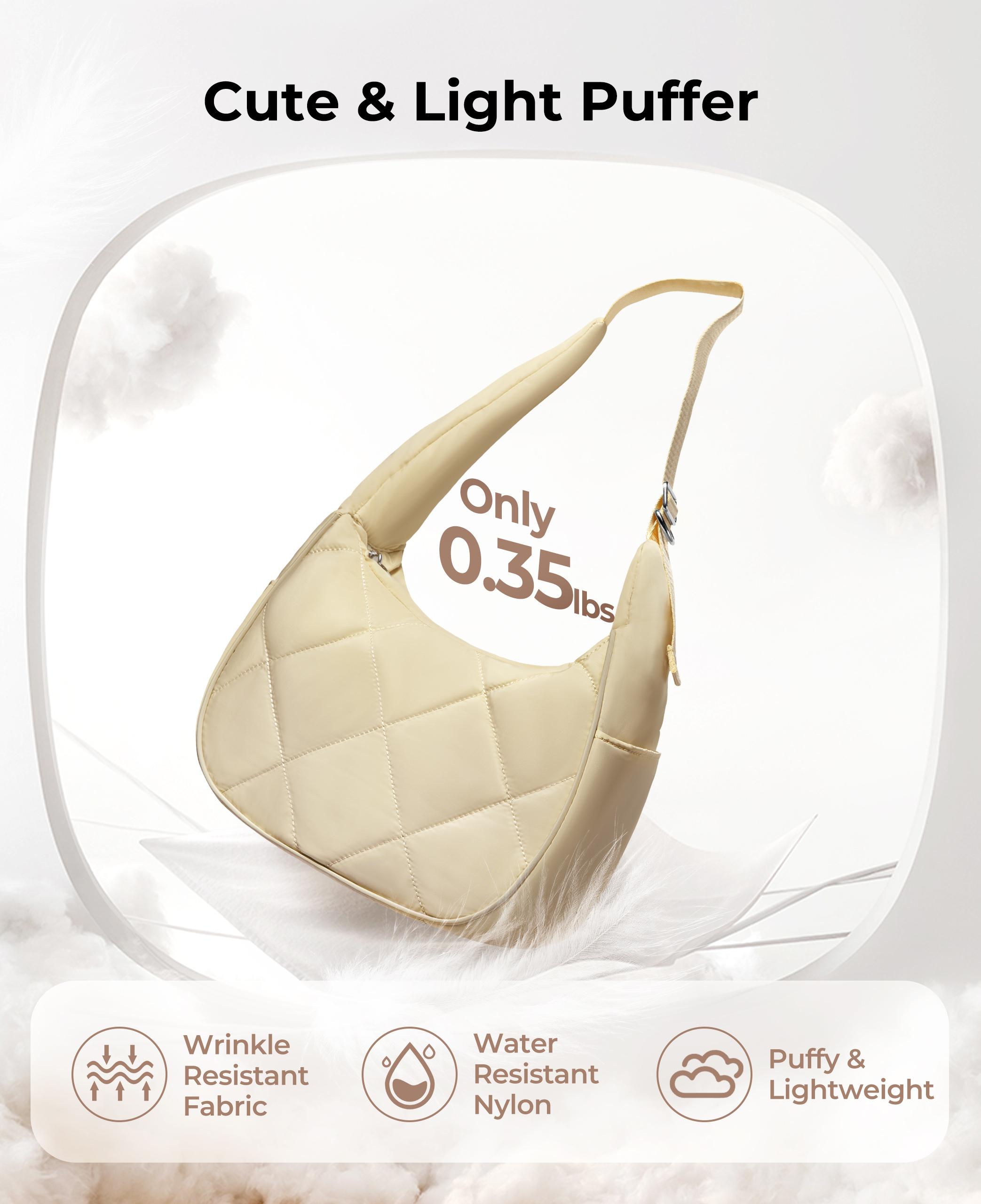 Crescent Moon Bag Aesthetic 2026 ~Single Strap Purse for Women | Soft Macaron Color Crossbody Bag ~ Small but Mighty Capacity ~ Cute Boho Daypack & Shoulder Bag