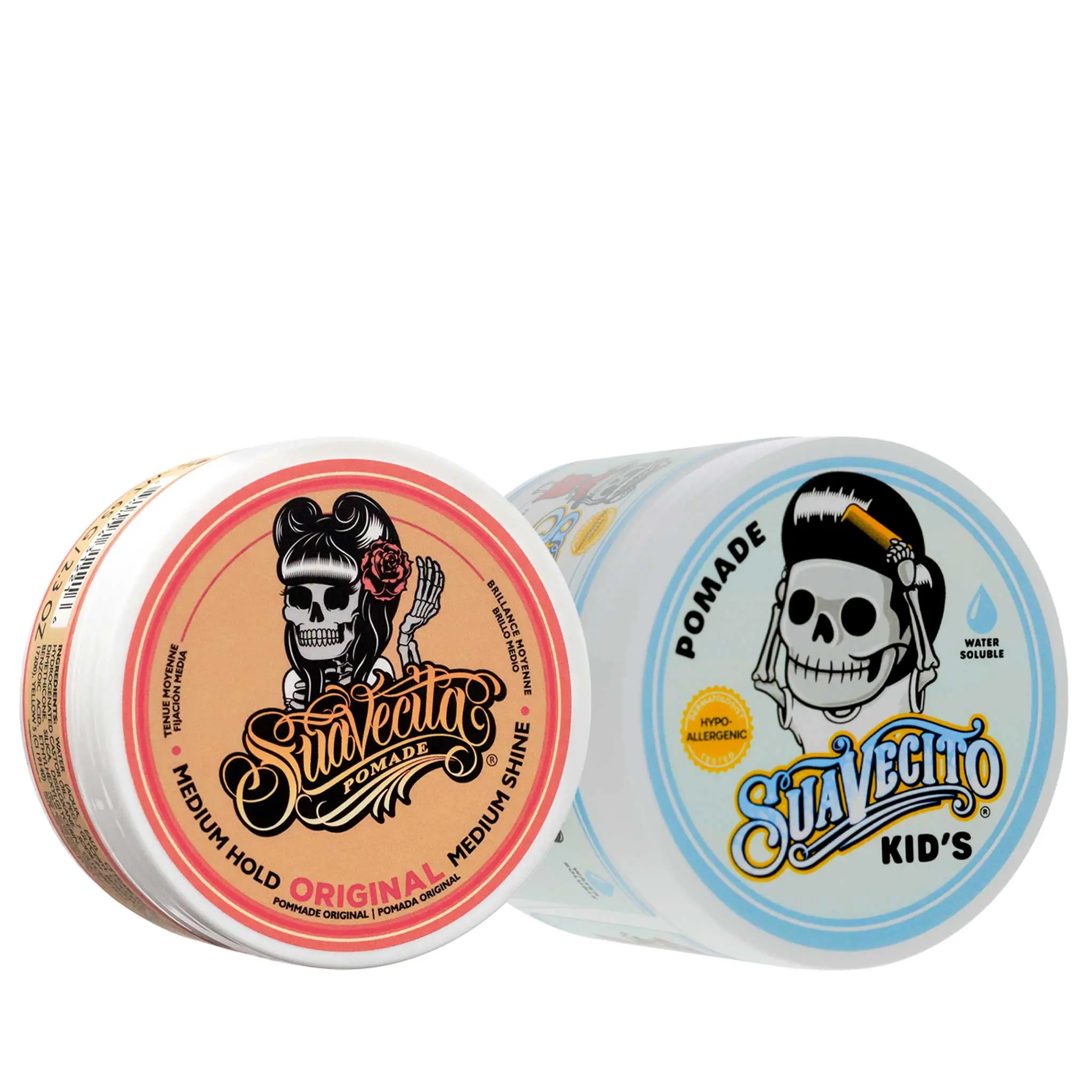 Mama & Me Bundle | Suavecita Pomade + Kids Pomade | Water-Based, Non-Greasy, All-Day Hold