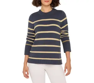 NIC+ZOE Go To Stripe Sweater