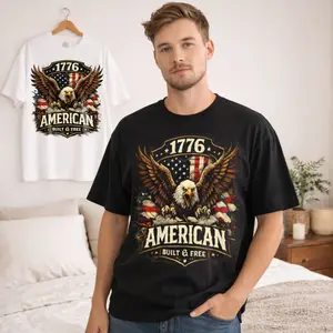 American Pride Tee | 1776 Bald Eagle & US Flag