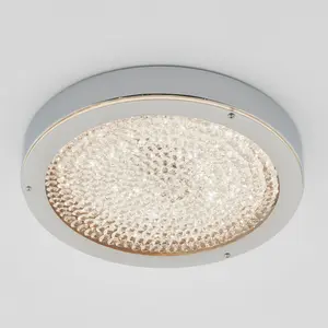 Glitter LED flush mount