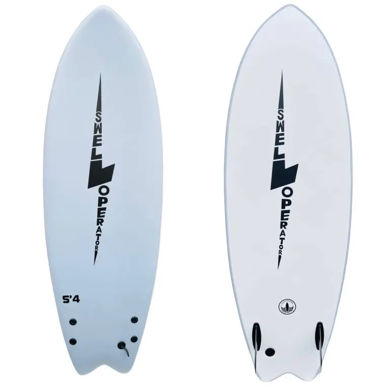 5’4″ Swell Operator Foam Surfboard – Slate