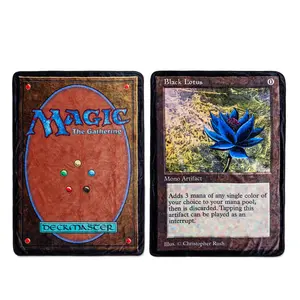 Magic: The Gathering Black Lotus Card Double-Sided Fleece Throw Blanket | 45 x 60 Inches
