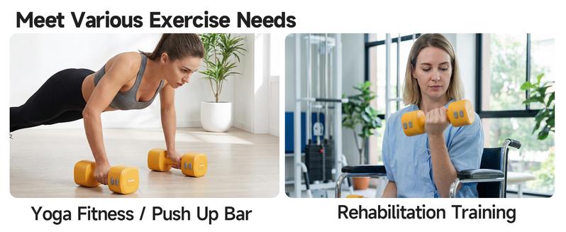 4-in-1 Adjustable Dumbbell Set , 22LBS/11LBS Hand Weights for Women, 1s-Adjust Dual-Stable Dumbbell Set for Women Home Gym & Outdoor equipment wide grip safety guarantee fit Dumbbell Barbell Set Coated Cast Iron Kettlebell Powder Dumbbell Weight Set