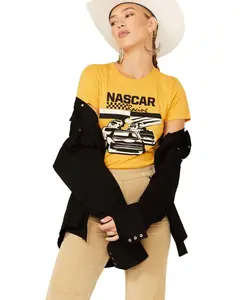 Isaac Morris Women's Issac Nascar Racing Graphic Short Sleeve Tee - Nv1007a