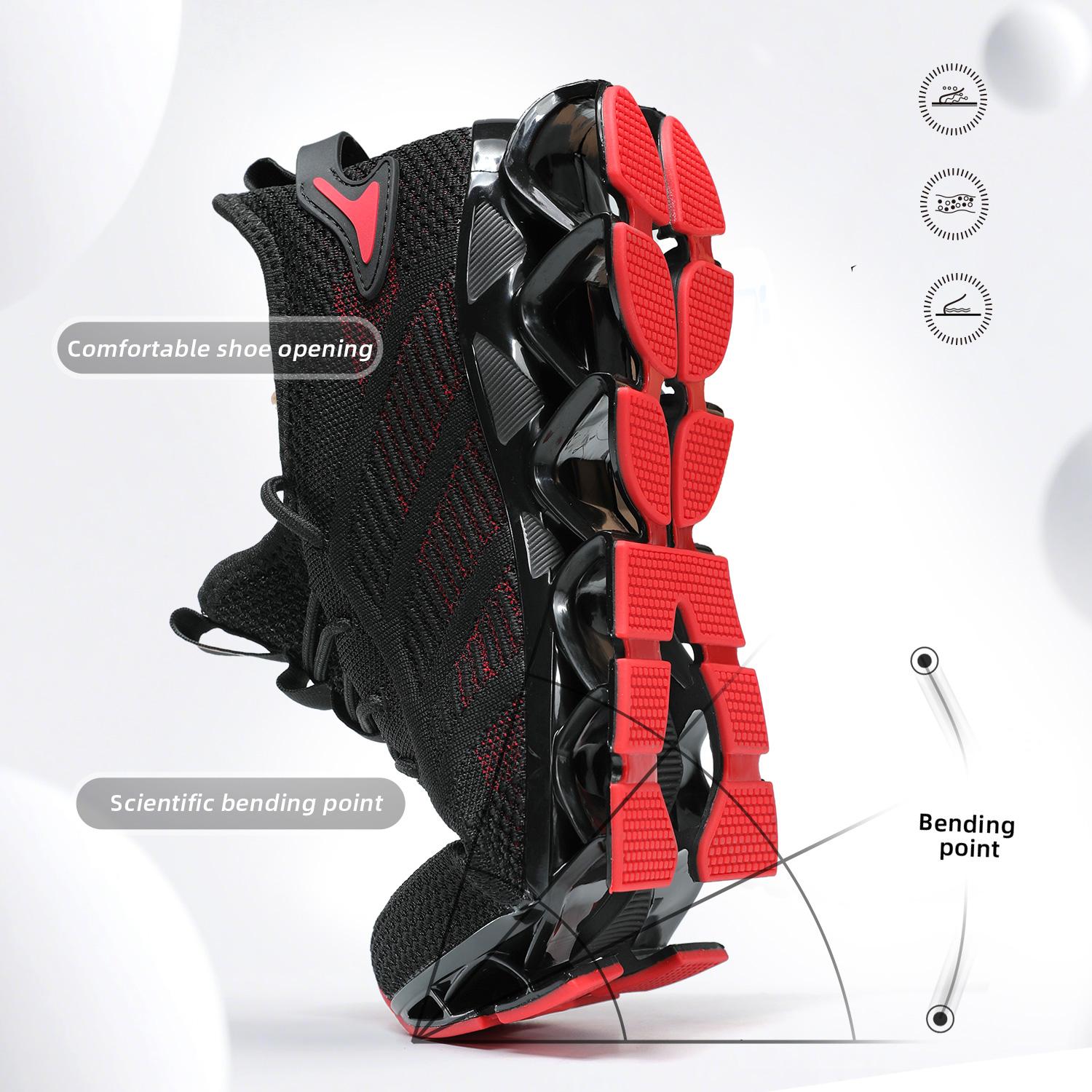 Men's Running Shoes Blade Tennis Walking Fashion Sneakers Breathable NonSlip Gym Sports Work Trainers Closed Runner Training Footwear Athletic Boy Casual