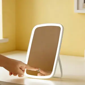 [Limited Release] Fashion Mini Makeup Bag Mirror Small Size White Portable Cosmetic Mirror Daily Travel Vacation Essential Cute Compact Mirror Perfect Holiday Gift for Girls Women Fans