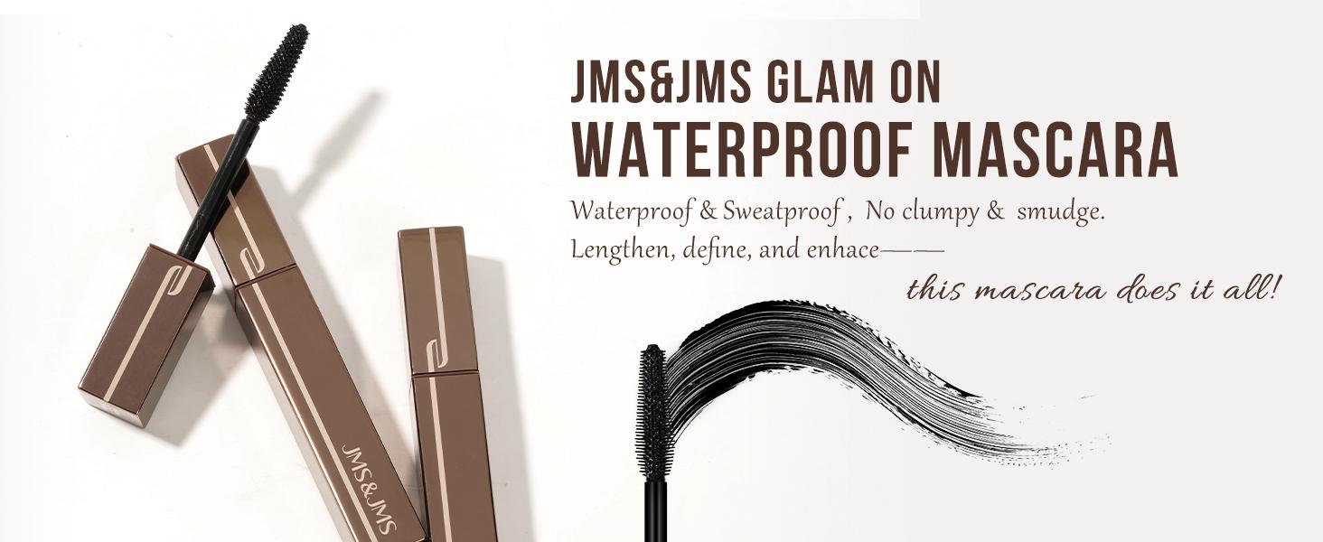 JMS&JMS Tubing Mascara Waterproof Long lasting Volume Lightweight & Nourishing,No Flaking,No Smudging,No Clumping,Safe For Sensitive Eyes Valentine Gift