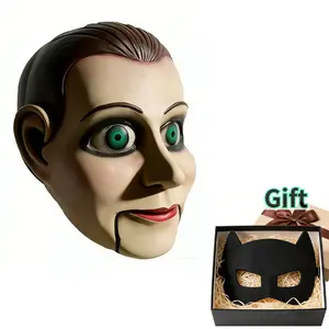 Horror Puppet Billy Mask - Classic Film and Television Same Style Oral Skill Puppet Horror Doll Mask, Adult Halloween Role Playing Prop