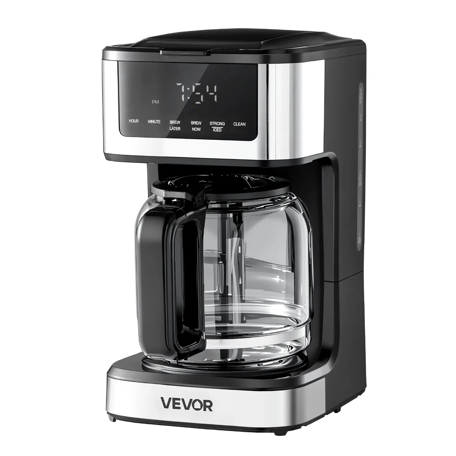 【Summerfinds】VEVOR Programmable Coffee Maker,12 Cup Programmable Drip Coffee Makers with Touch Screen4-Hour Keep Warm Coffee Makers Drips2 Brew Strengths Drip Coffee Machine for Home24-Hour Programmable,home essentials
