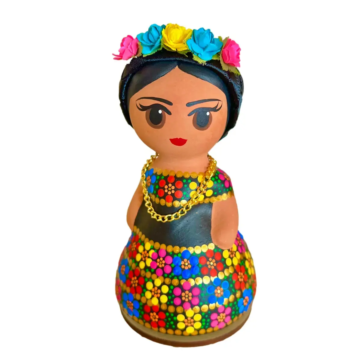 Mexican Handmade Clay Folklore Figurines- Chiapas Decor Traditional