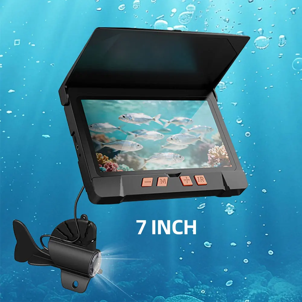 20m/50m 7-inch underwater fish finder camera/camera display for ice fishing, fully waterproof for viewing fish underwater fishing stuff fishing equipment