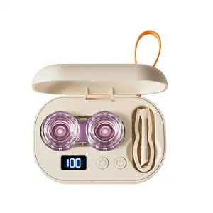 Travel Contact Lens Storage Kit with Washer Portable Case for Easy Cleaning