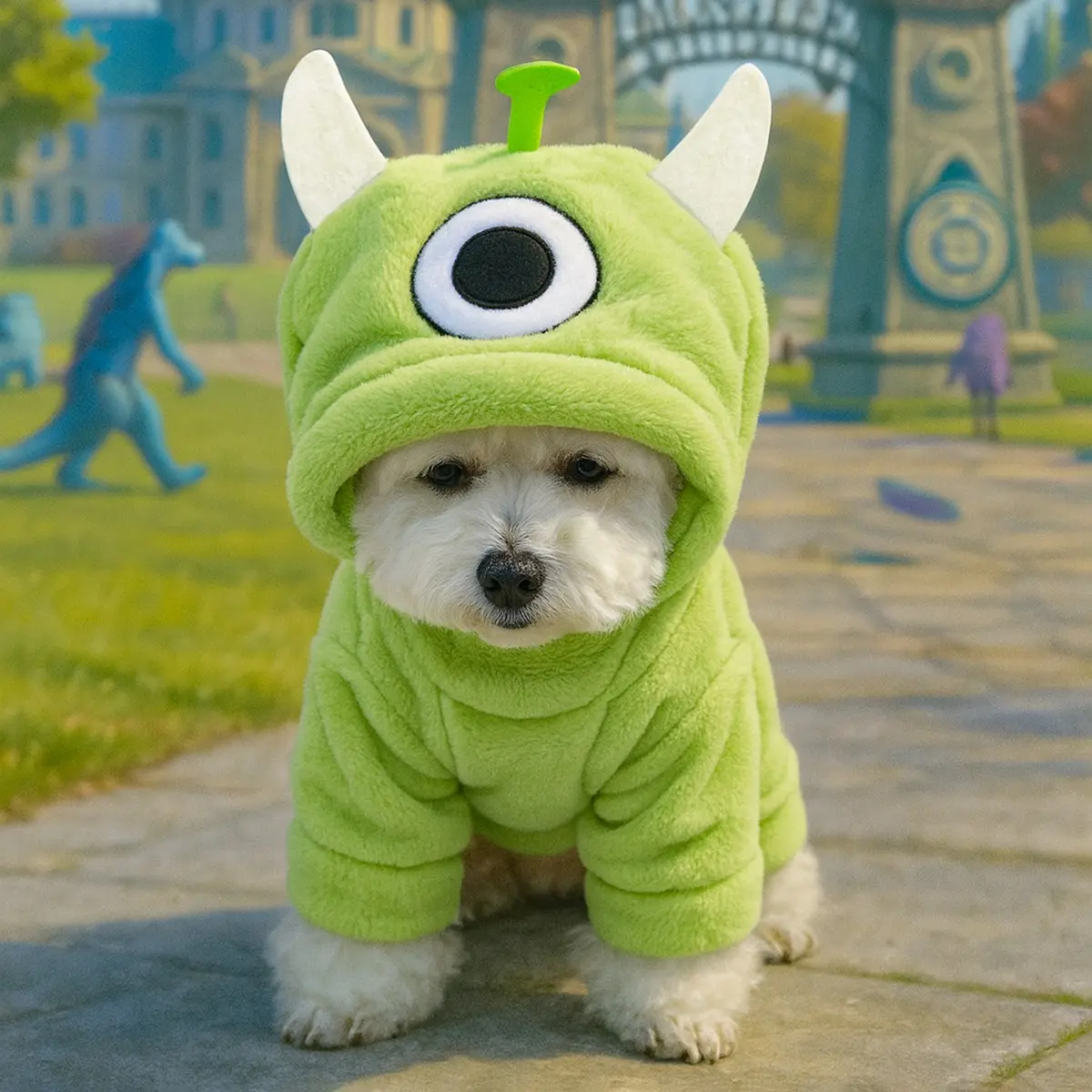 Short Flannel Transformation for Pets, Two-Legged Clothes Costume, Puppy Costume for Dogs and Cats, Teddy Bichon Pomeranian Yorkie Small Breeds