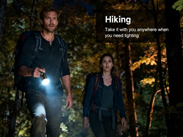 AsFrost Flashlight Mini Camping Lights, 180° Magnetic LED Flip with Tripod, Power Bank, Dual Color Modes, Waterproof, 8-Light Mode, 4500mAh Rechargeable Hiking Flashlight for Camping, Desk, or Emergency Use, Gift for Men Women Outdoor Enthusiasts