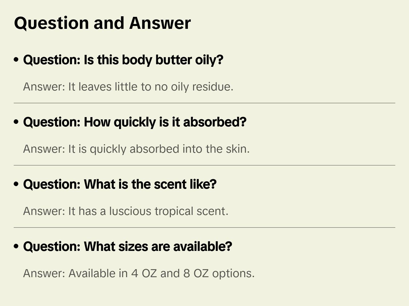 Island Pineapple Body Butter