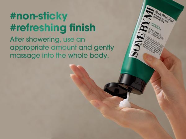 AHA BHA PHA Miracle Calming Body Lotion 6.76oz, 200ml – Exfoliating Body Moisturizer – Soothing Care with Centella – Korean Skin Care