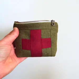 Compact First Aid Pouch – Handmade Medical Travel Kit