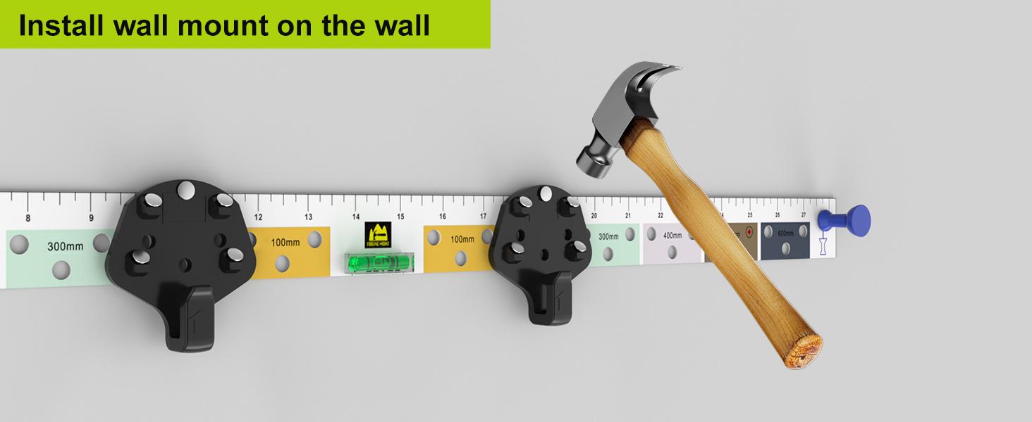 Forge Mount TV Wall Mount, Nailless - Patented Easy to install, nailless drywall TV wall mount for 19-100 inch TVs/mounts, up to 165 lbs Nailless TV mount/rental friendly and easy to install Low Pressure lgoled miniled Home