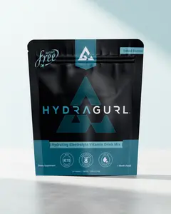 HydraGurl Salted Berry Electrolyte Stick Packs by AlphaGurl - Sugar-Free Hydration & Mineral Electrolyte Drink Mix for Daily Energy and Recovery