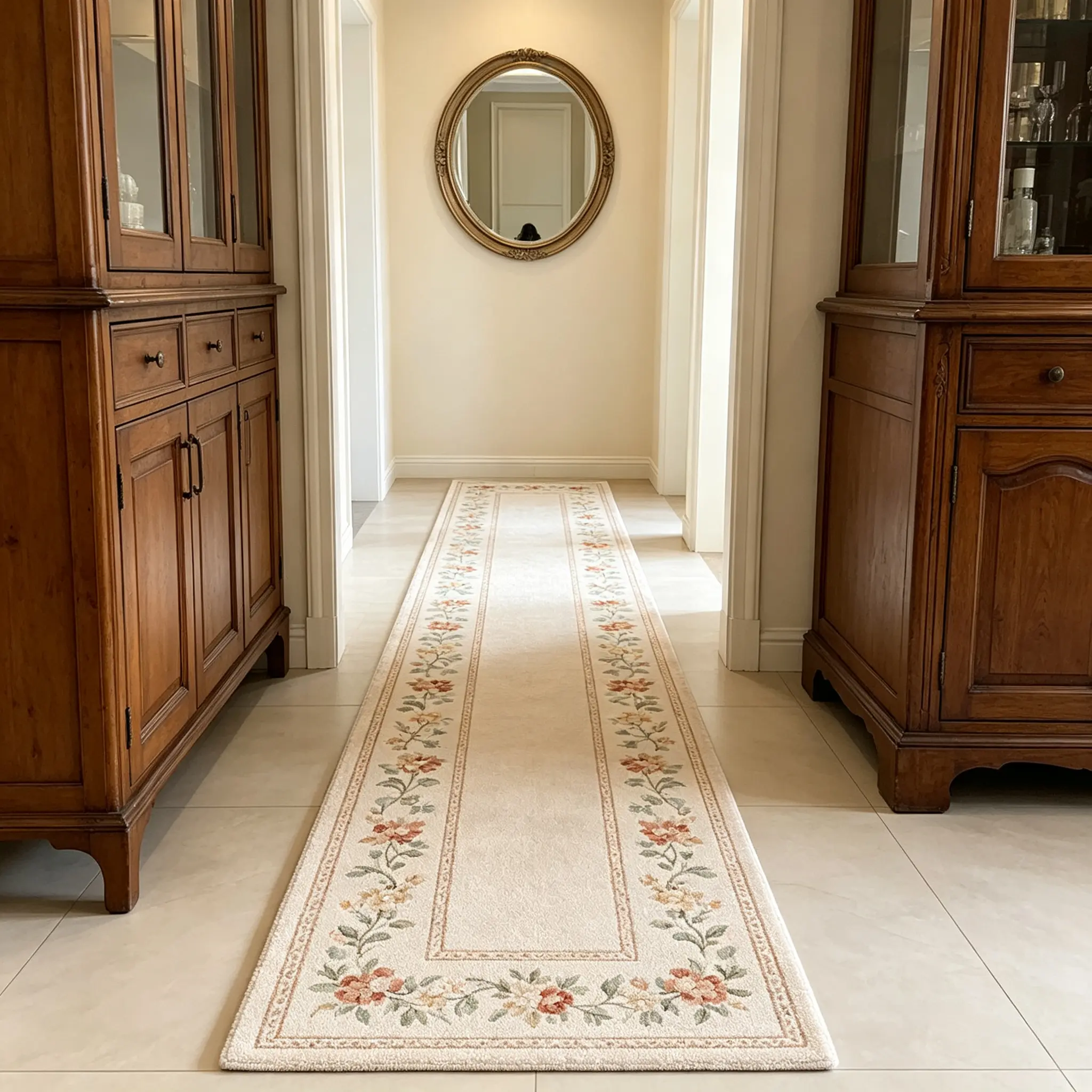 ntage Floral Hallway Runner RugCarpet, Artistic Home Decorative Area Rug, Household Decorative Rug, Decorative Rug Mat, Multi-Size Floor Mat for Living Room Bedroom Dining Room, Living Room Rugs, Holiday Gift Choice