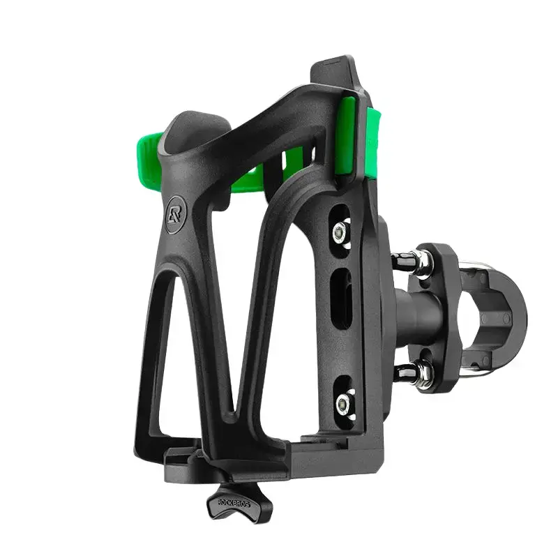 ROCKBROS Adjustable Water Bottle Holder Bike Accessory - Fits 2.3-3" Bottles, Compatible with Ebikes, Motorcycles, Ebike Accessories