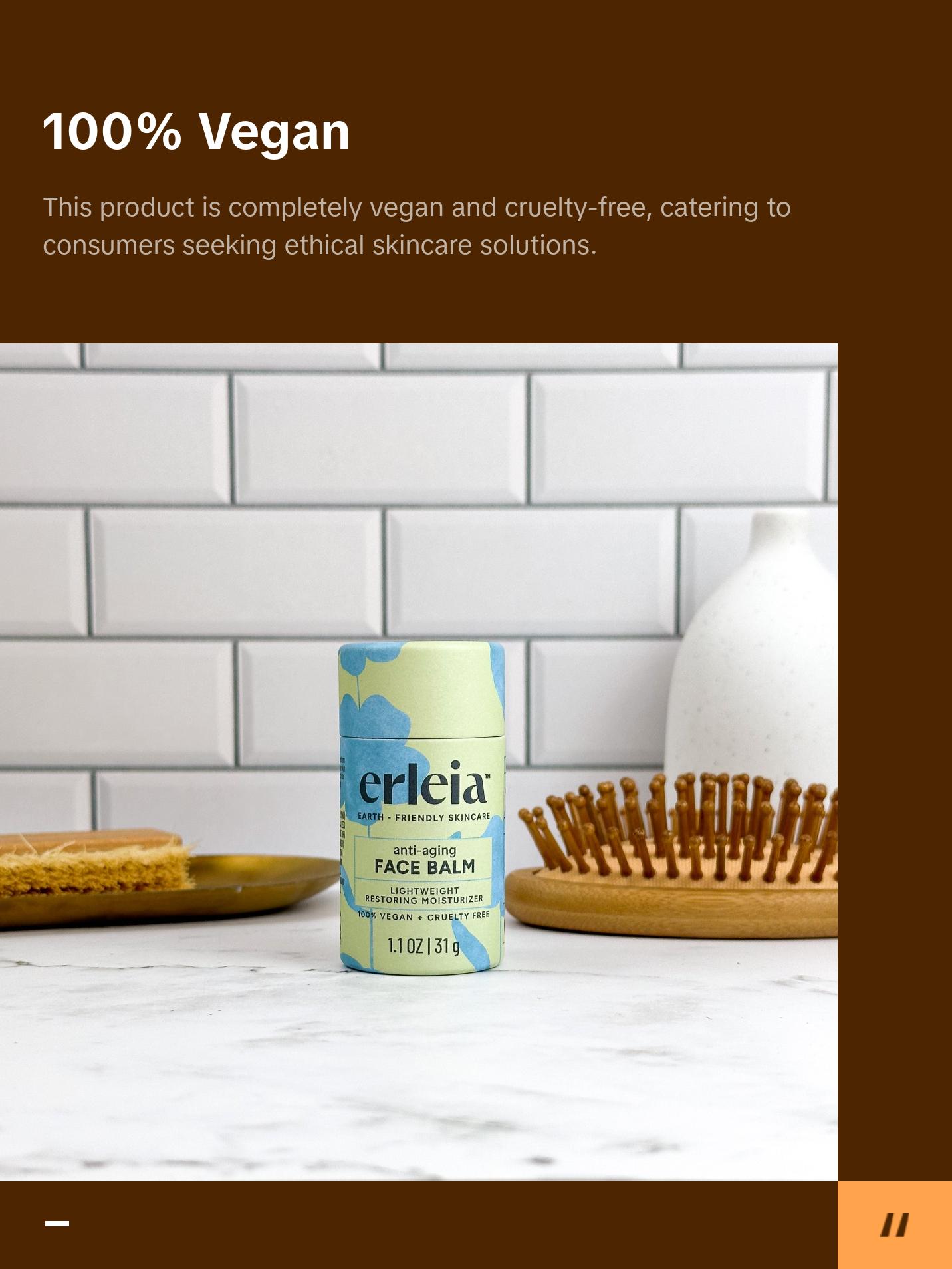 Anti-Aging Face Balm - Deeply Moisturizing Plant-Based Formula for Healthy Skin - Moisturizer, Skincare