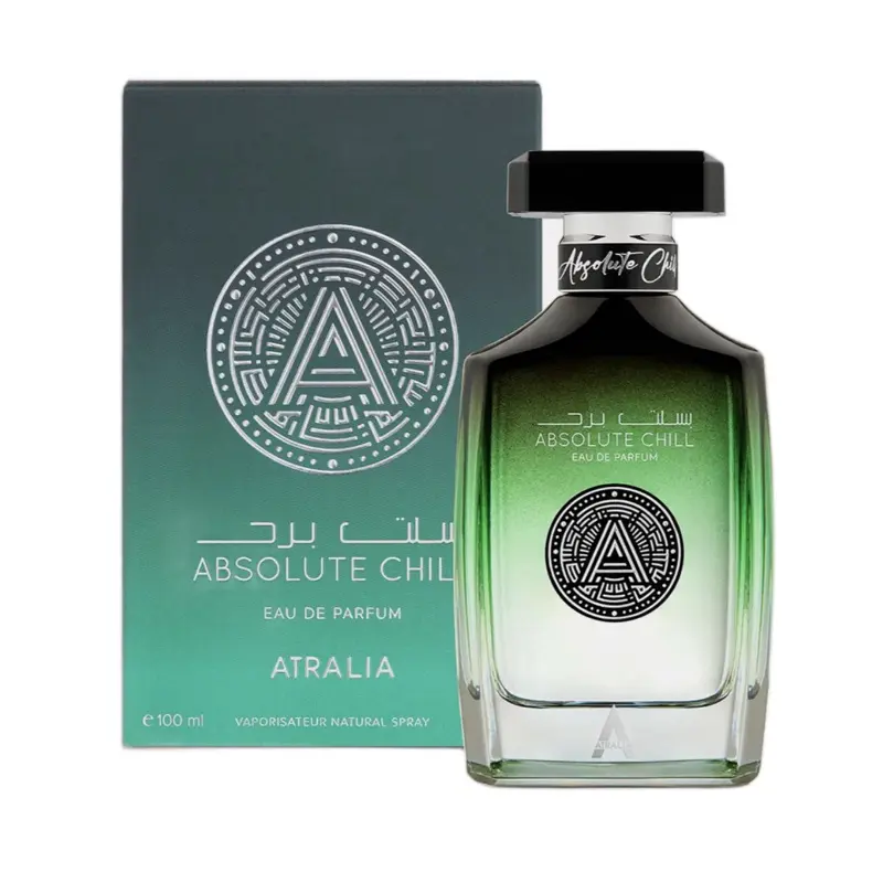 Atralia Absolute Chill Eau de Parfum, a 100ml Long-Lasting Unisex Fragrance with Notes of Citrus, Herbal Mint, Musk & Amber, Citrus Edp, Fragrances, Long Lasting Perfume, Bottle, With Alcohols, Daywear, Single Item, Fresh, Liquid, Citrus Aromatic, Edp Bod