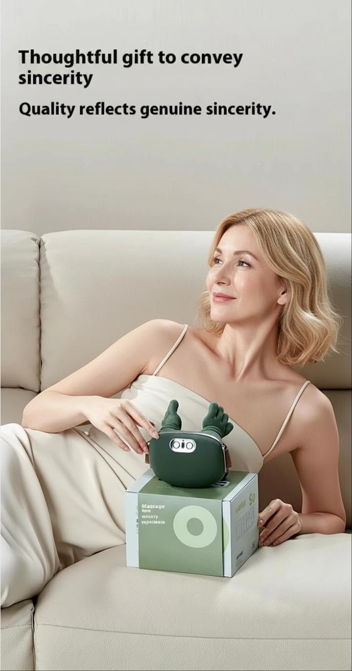 Deep Cordless Tissue Kneading Neck Massage with Heating Function, Shiatsu and Shoulder Massager, Back and Leg Pain Relief, Gifts for Men or Women