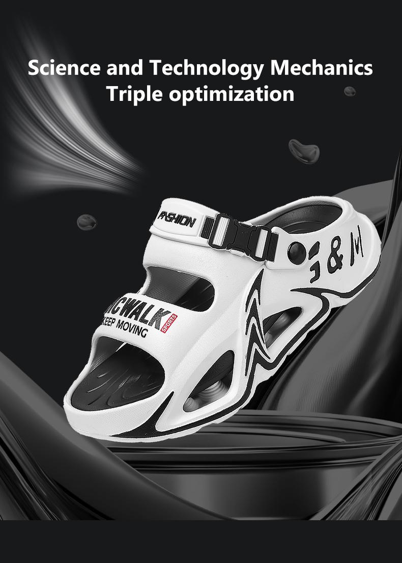 Summer Unisex Sandals wtih Arch Support FashionComfortable Lightweight Slippers Slip On Indoor andOutdoor