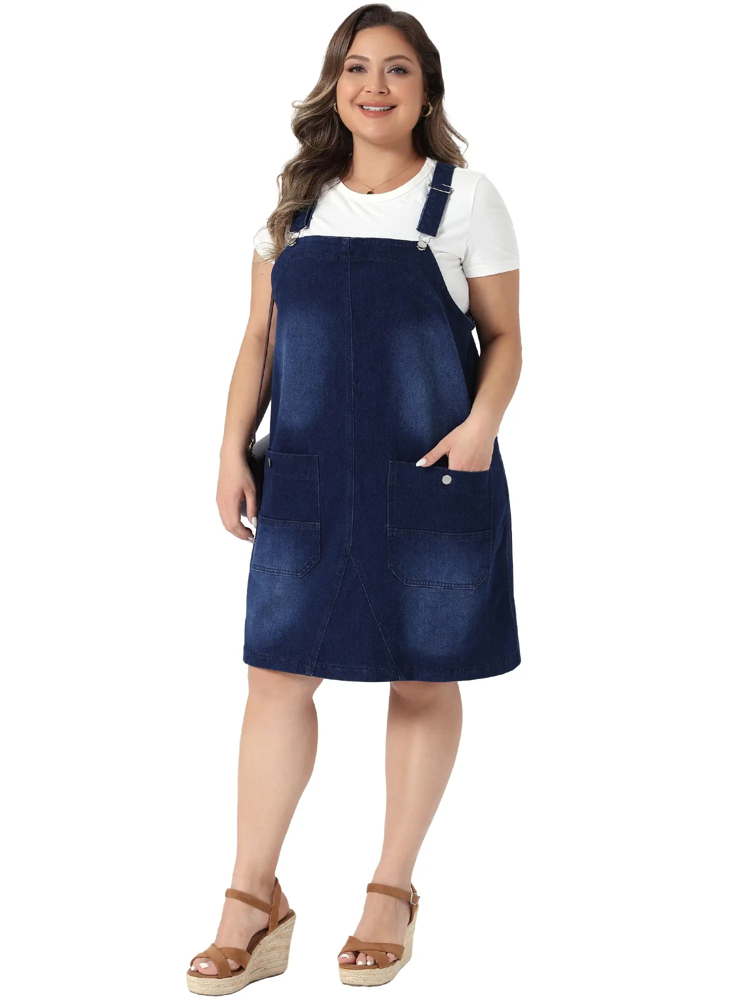 charlotte pinafore dress 6x blue Charlotte Pinafore