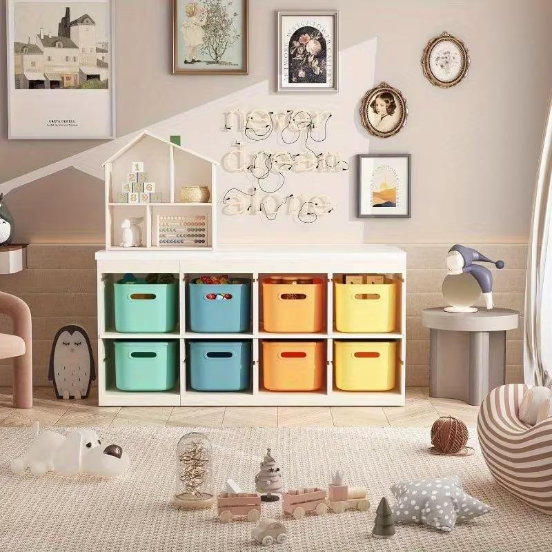 6-Pack Stackable Storage Bins with Lids Waterproof for Office Bathroom & Snacks Organize Your Space Efficiently