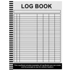 Log Book: 7 Columns Large Multipurpose to Track Daily Activity, Time, Inventory and Equipment, Income and Expenses, Debit and Credit & More - 8.5” x 11” 100+ Pages Paperback – December 8, 2024
