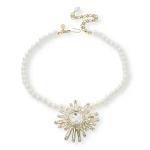 Heidi Daus Sparkler Alert Enhancer Pin Necklace