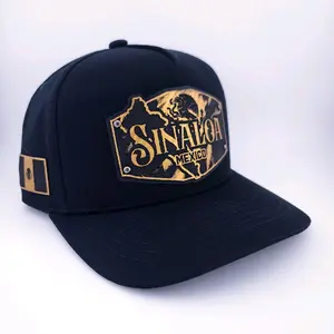 Sinaloa Mexico Hat - Black Snapback