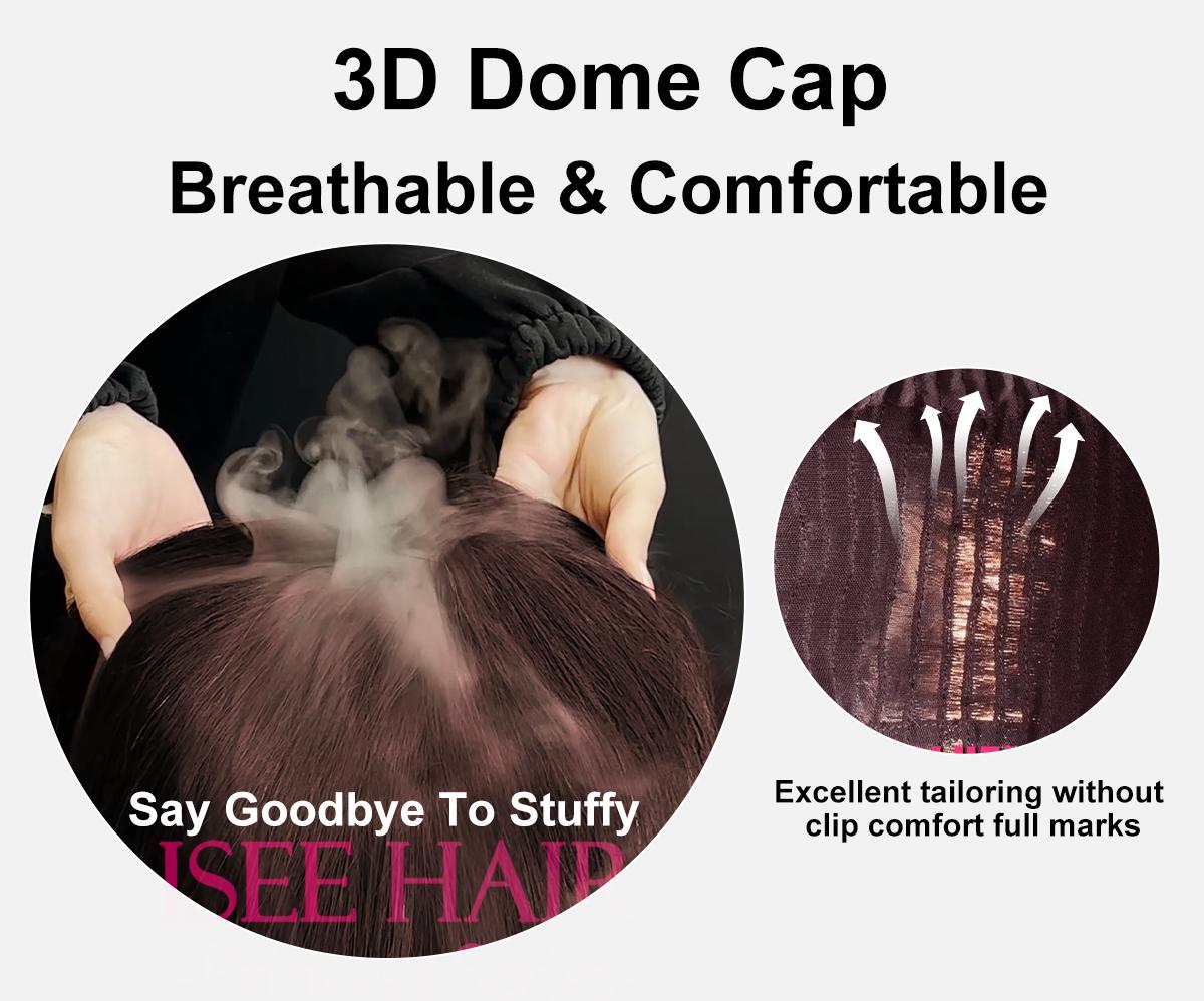 ISEE Wear Go Reddish Brown Color Straight Glueless Wig with Pre-Plucked Hairline Beginner friendly Gift for Girlfriend/Wife/Family #SpringStatements#greenish#TikTokShopSpringGlowUp