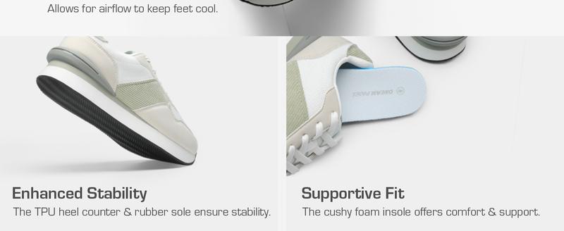 DREAM PAIRS Women Chunky Platform Lightweight Lace Up Casual Fashio Ray Sneaker