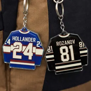 Heated Rivalry Inspired Acrylic 2D Keychain, Hockey Jersey Keychain, LGBT Pride Fan Gift Booktok Romance Couples