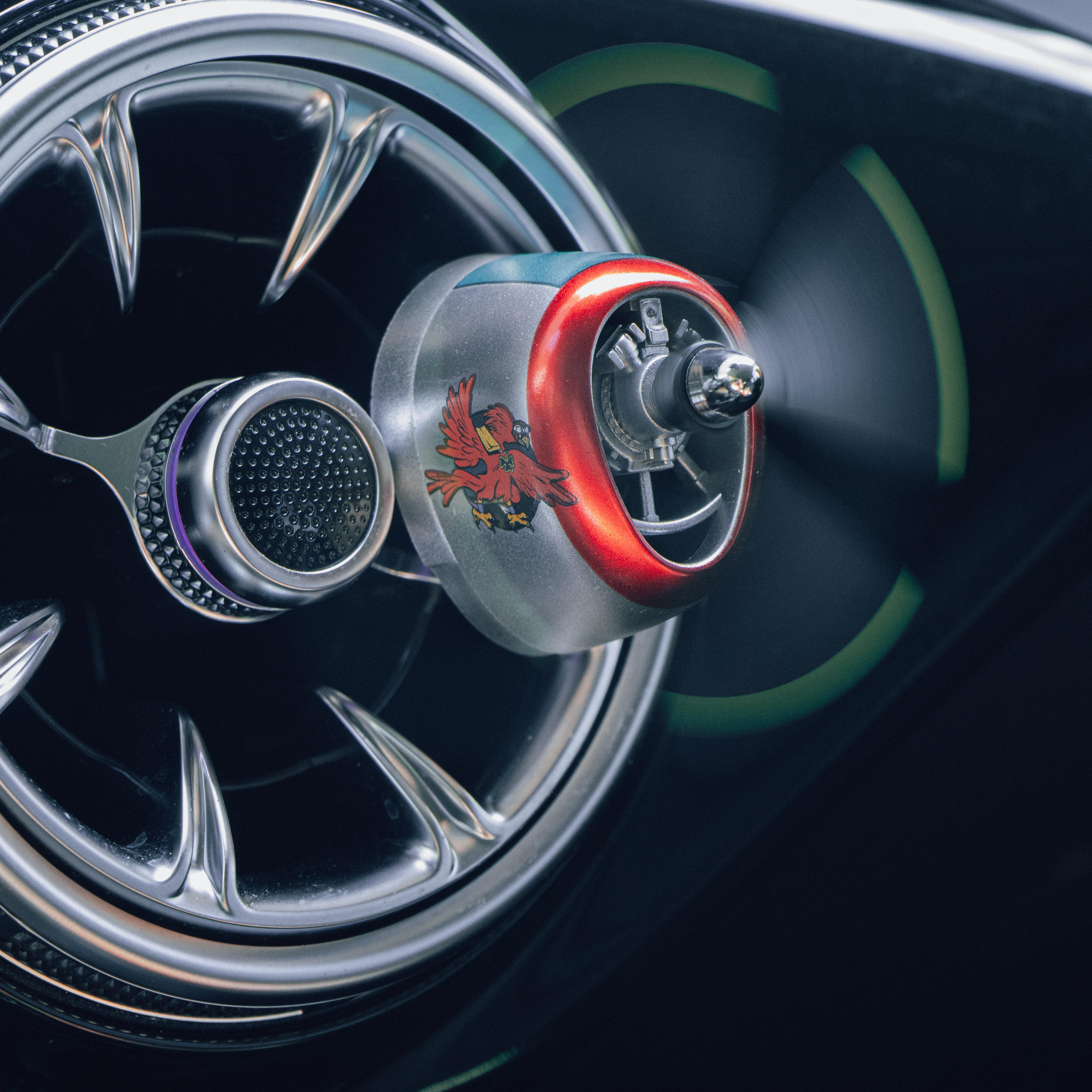 P-47 Red Eagle China Fighter Car Air Vent Decoration with Propeller Design and Eagle Symbol