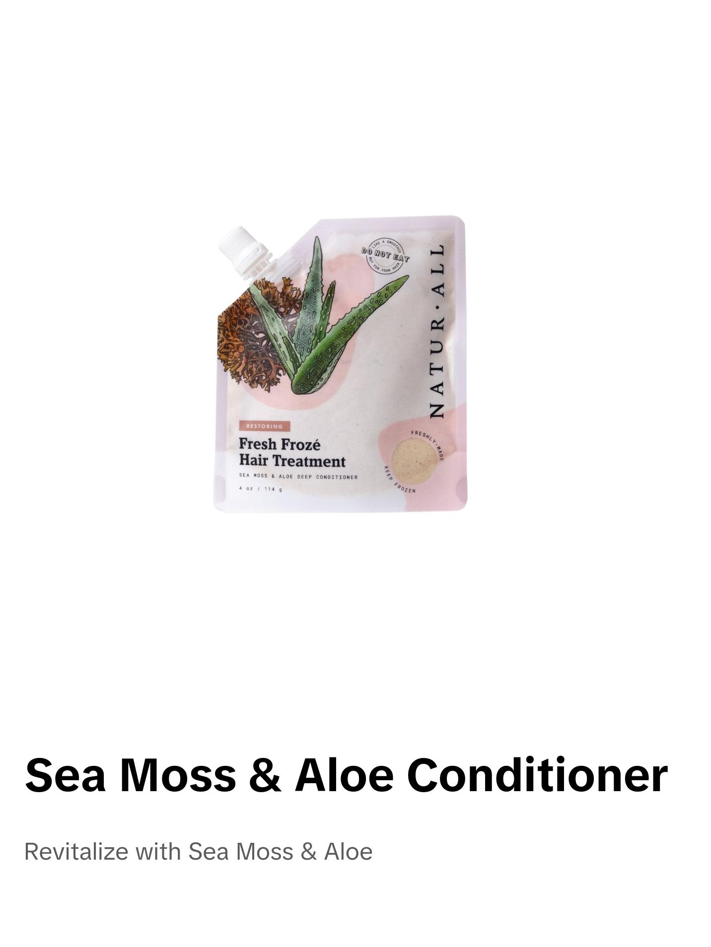 Restoring Fresh Frozé Treatment with Sea Moss + Aloe Jelly Conditioner Haircare Conditioner Haircare
