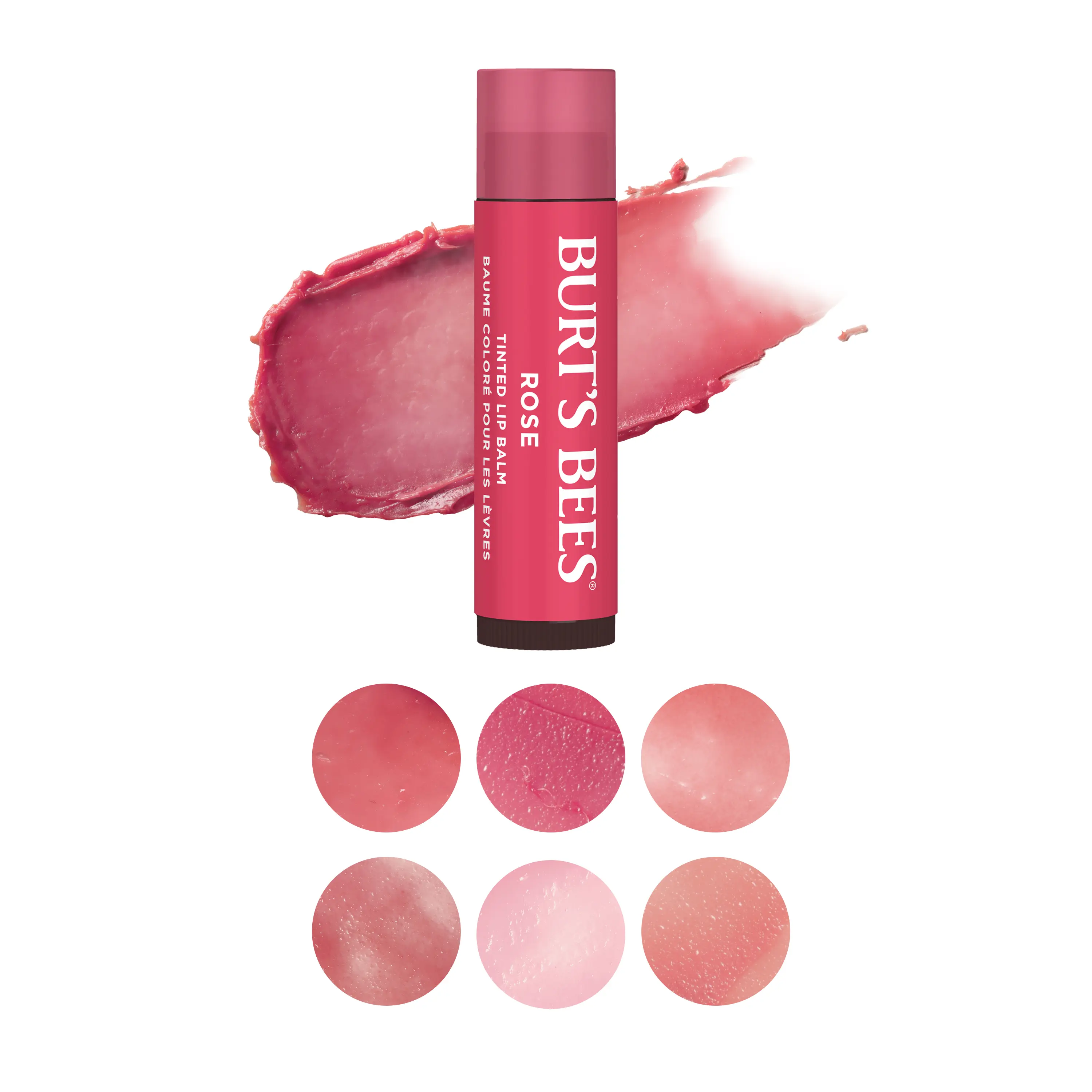 Burt's Bees Tinted Lip Balm | 8-Hour Moisture | Shea Butter & Botanical Waxes | 100% Natural Origin