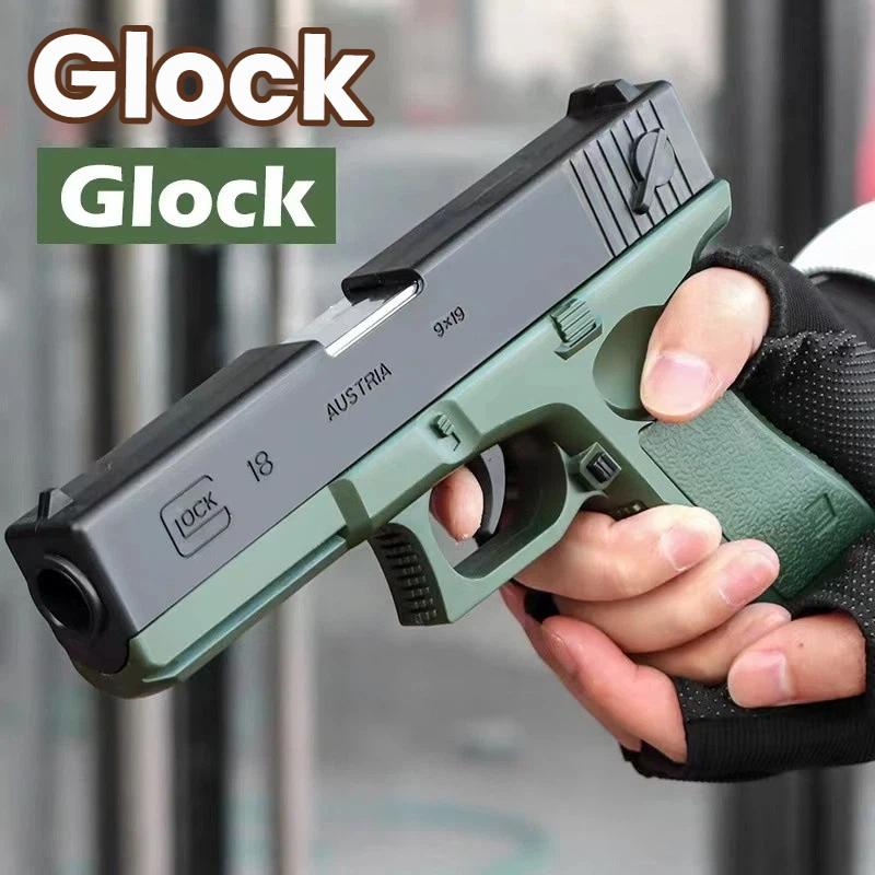2026 Viral Glock & 1911 Shell-Ejecting Soft Bullet Toy Gun | Manual Blaster Pistol Model | Fun Collectible Hobby Toy for Kids | Safe Launch Play  Kids Collectible Hobby Toy Realistic Pistol Model | Kids Collectible Hobby Gun Toy