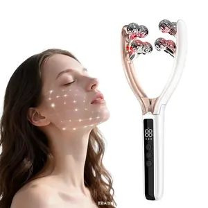 Doge&Vollar Massager for Snatched Jawline , Rechargeable Electric Facial Roller Portable Skin Care Device for Daily V-Shape Sculpting